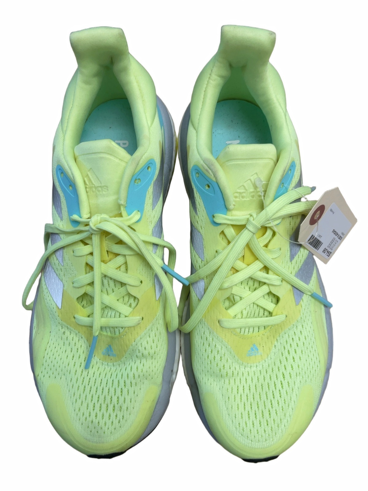 Adidas SolarGlide 3 Size 8 US Neon Green Running Shoes - image 1
