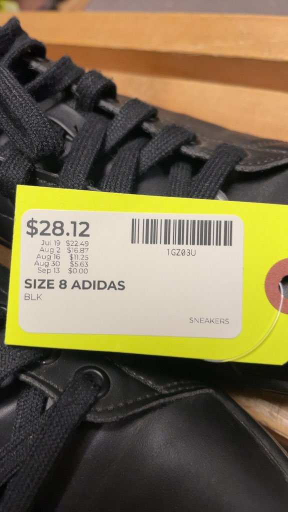 Adidas Stan Smith Primegreen Sneakers - Black - Size 8