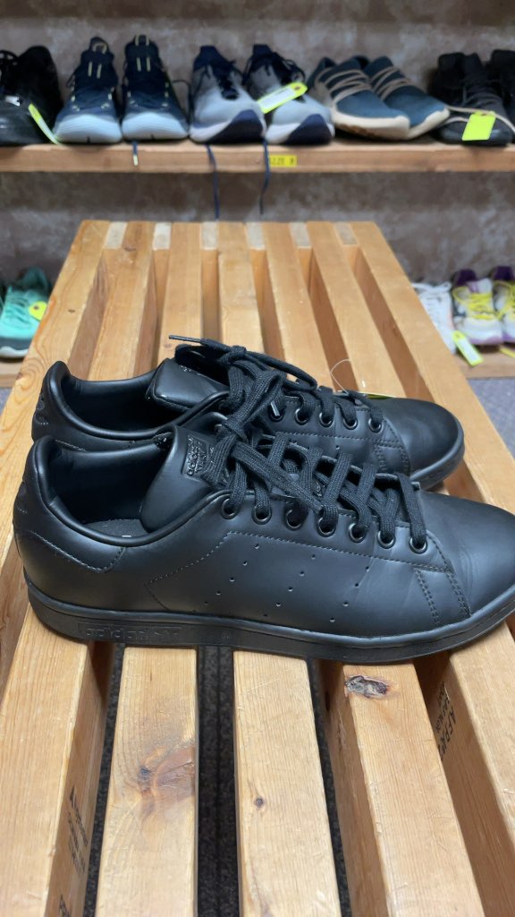 Adidas Stan Smith Primegreen Sneakers - Black - Size 8