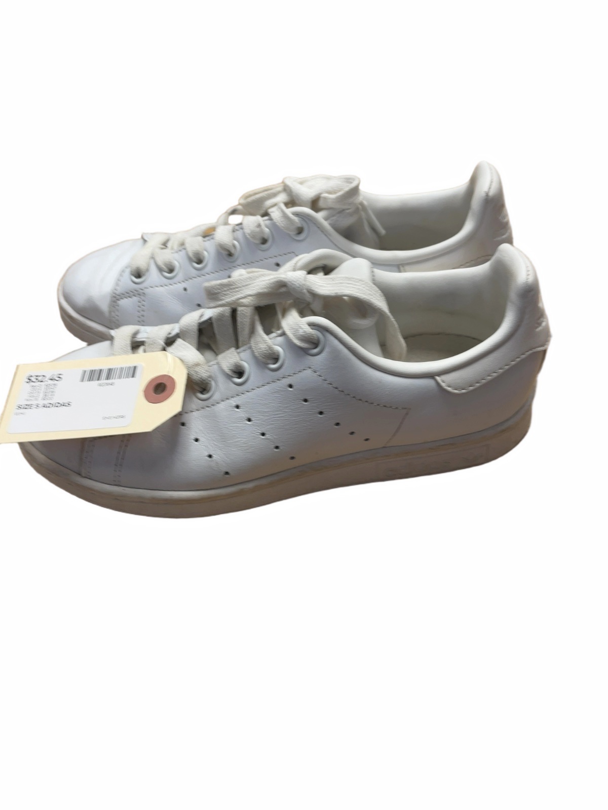 Adidas Stan Smith Size 5 US White Sneakers - image 1