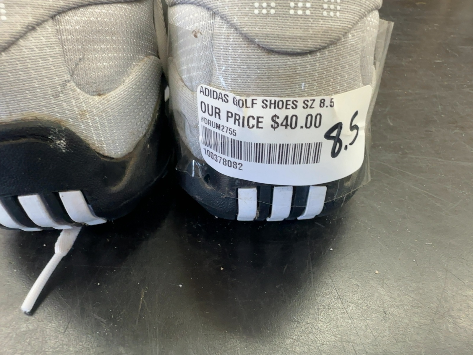 Adidas Traxion Golf Shoes - Size 8.5