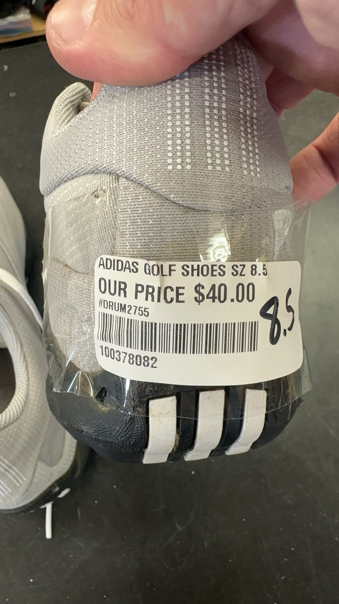 Adidas Traxion Golf Shoes - Size 8.5