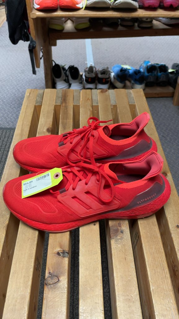 Adidas Ultraboost Running Shoes - Red - Size 11
