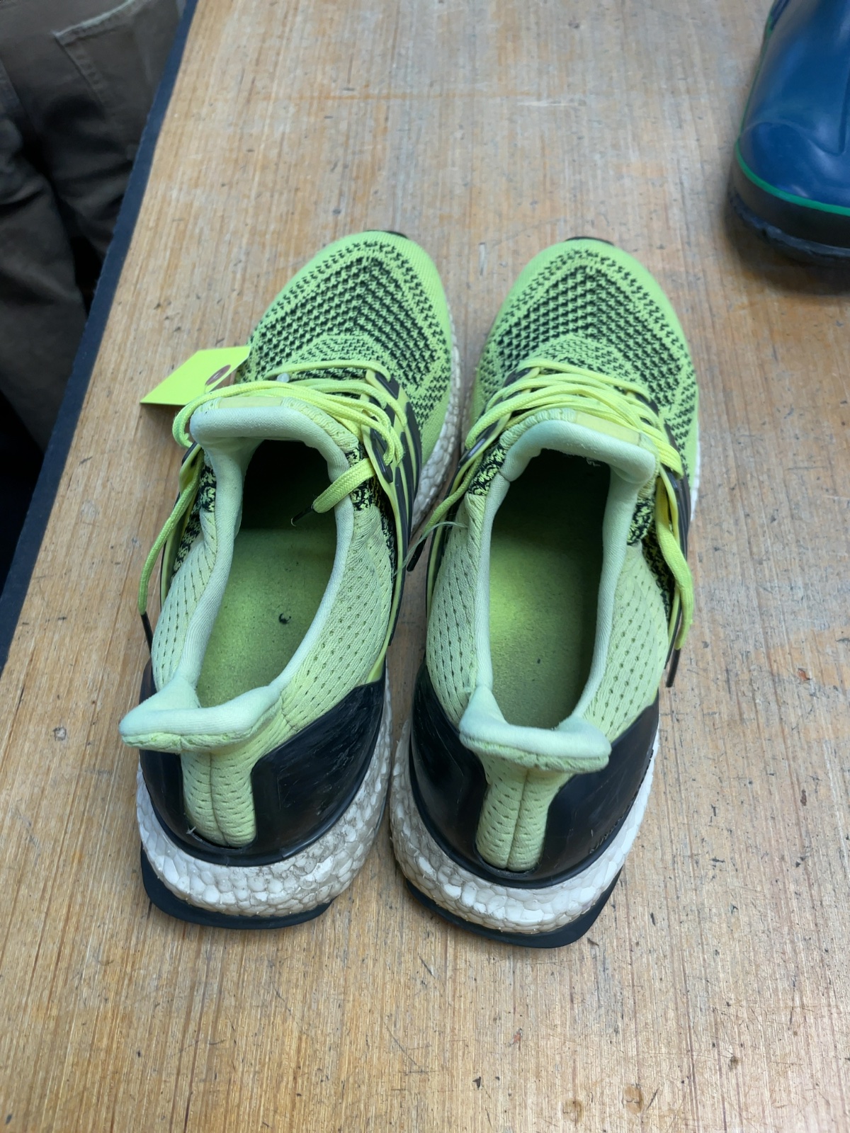 Adidas Ultraboost Size 10 Neon Running Shoes