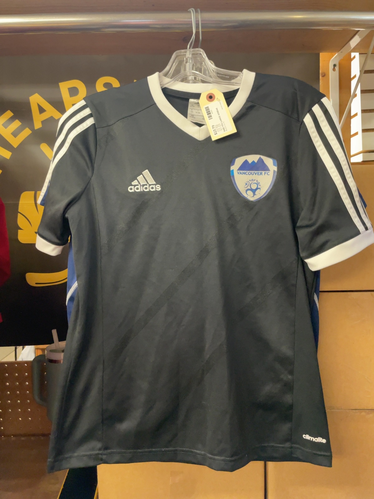 Adidas Vancouver FC Youth Large Soccer Jersey