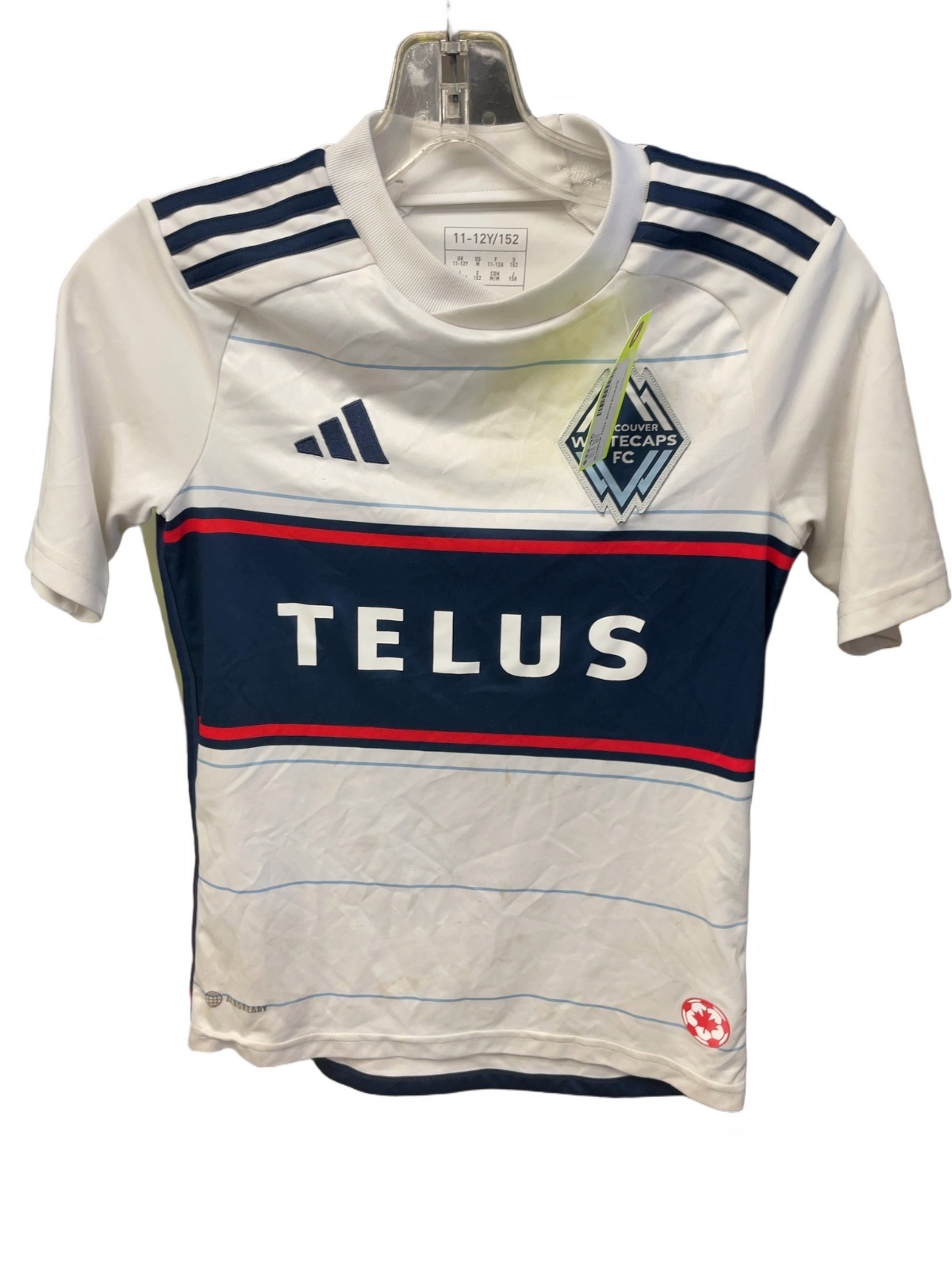 Adidas Vancouver Whitecaps FC 11-12Y Soccer Jersey - image 1