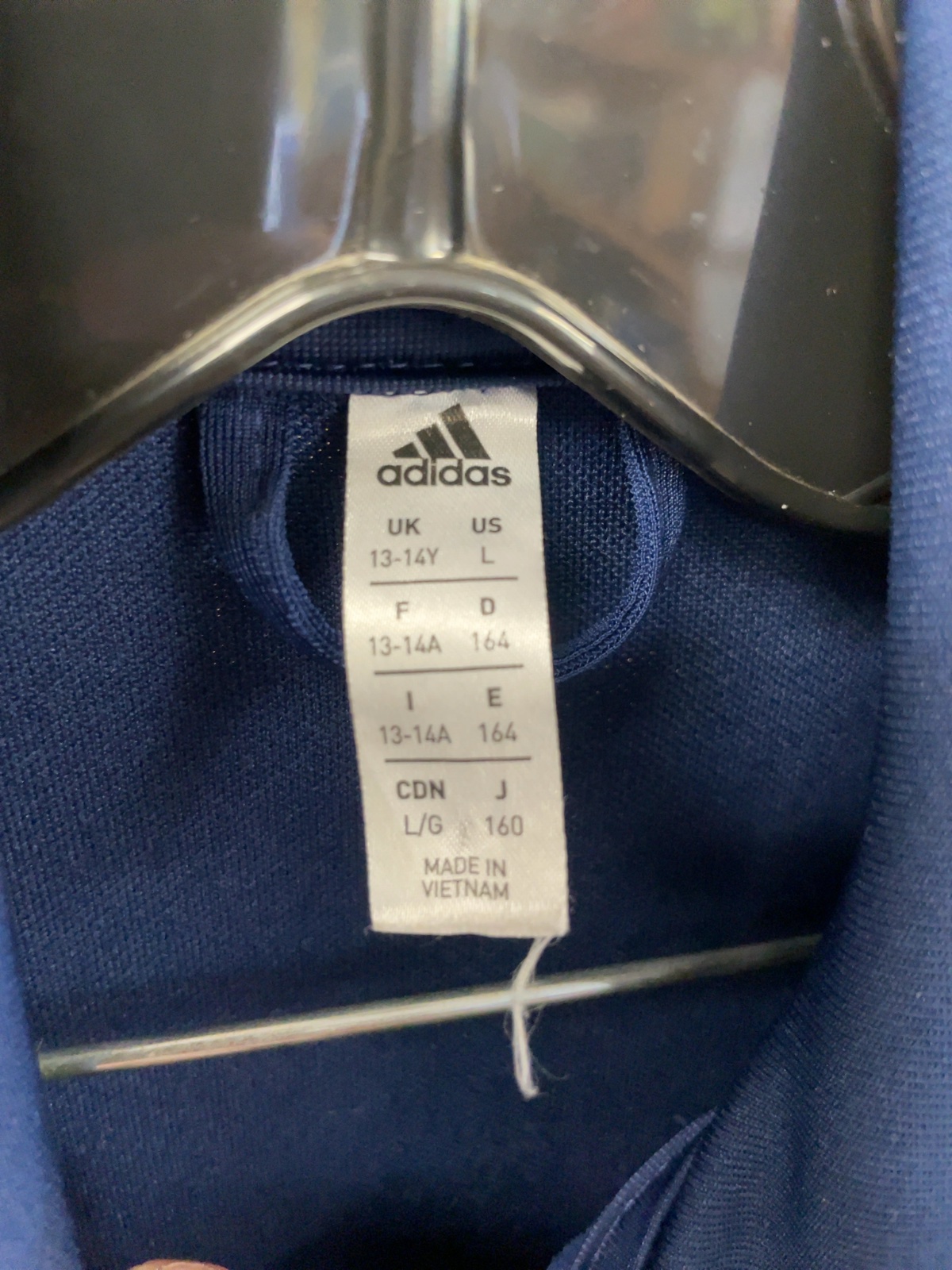 Adidas Whitecaps FC Academy Junior Large Soccer Jacket