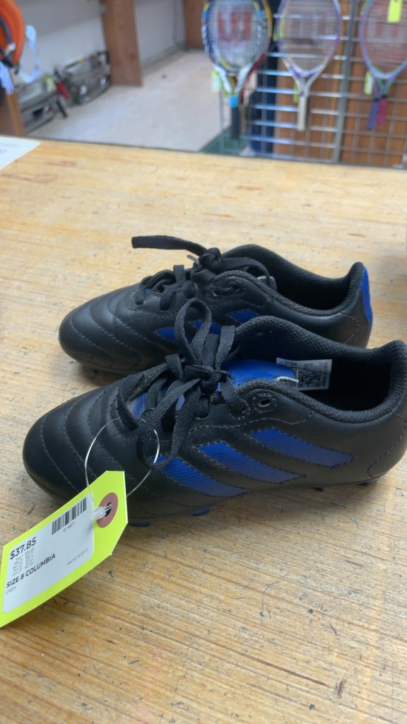 Adidas Youth Soccer Cleats - Black/Blue