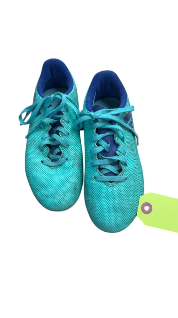 Adidas Youth Soccer Cleats Size 1 Blue - image 1