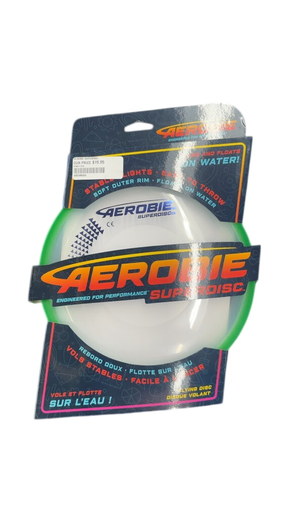 Aerobie Flying Disc Superdisc Green New - image 1