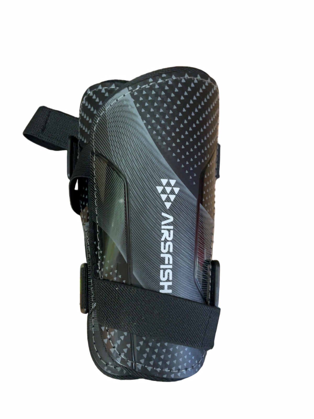 Airfish Soccer Shin Pads Size Small Grey/Black