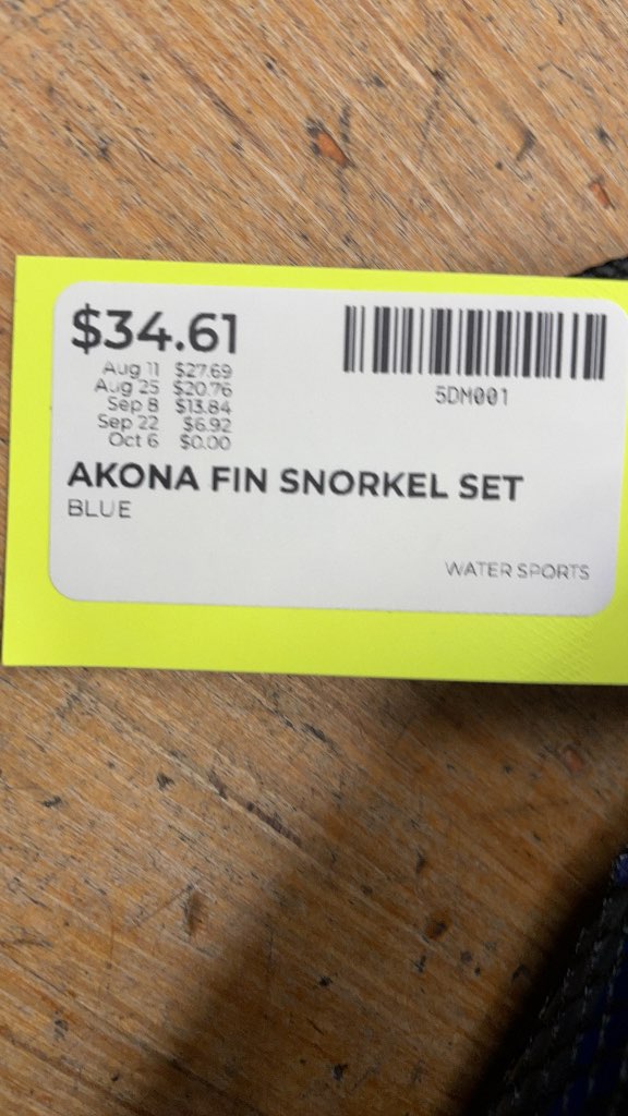 Akona Fin Snorkel Set