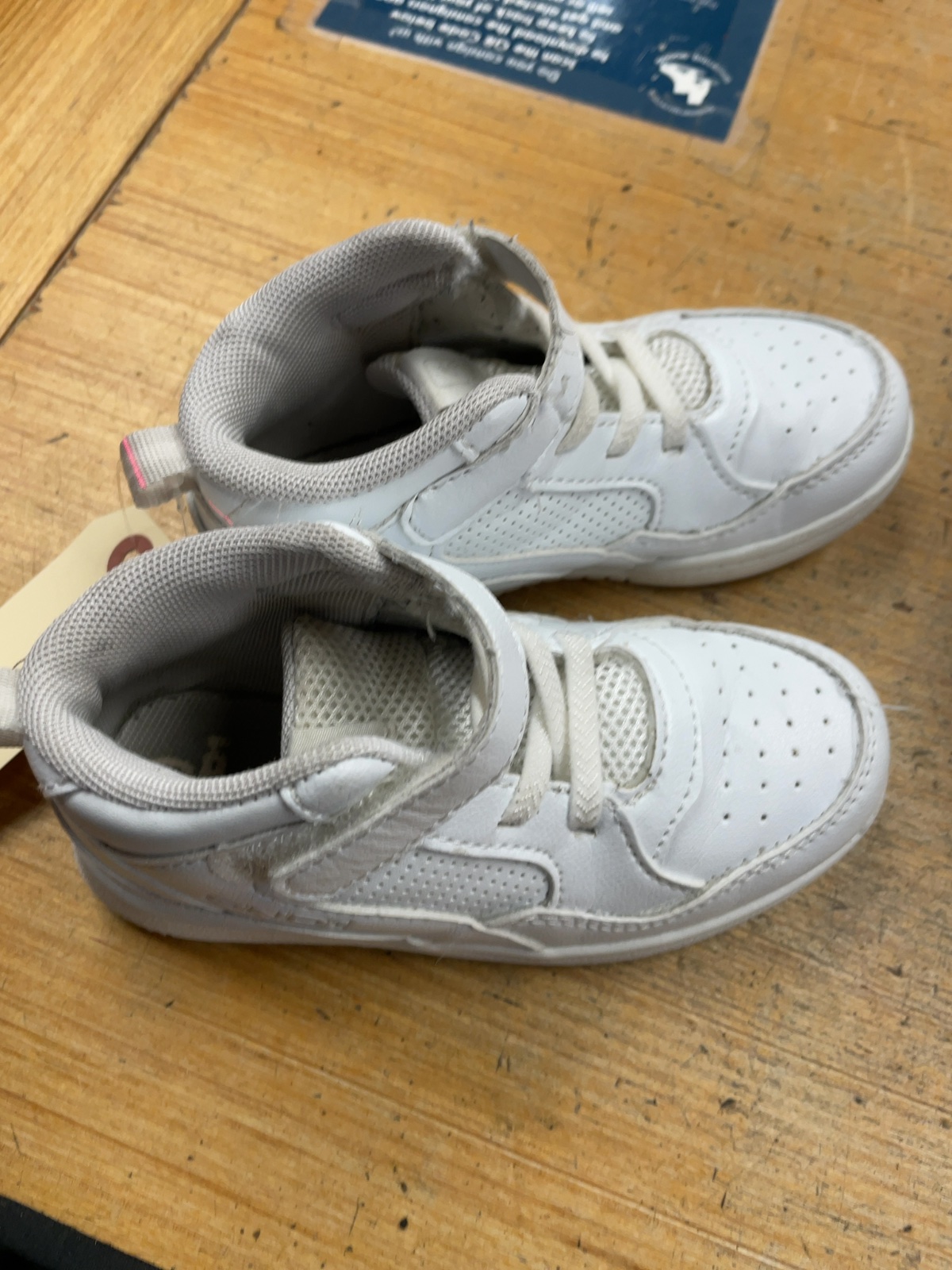AND1 High-Top Sneakers Size 10C White