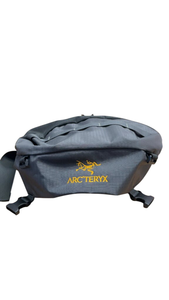 Arc'teryx Mantis Waist Pack - Grey/Yellow - Backpack Brain Compartment - image 1