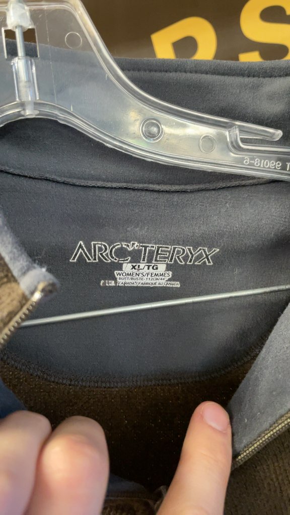 Arc'teryx Women's XL Fleece Jacket - Brown