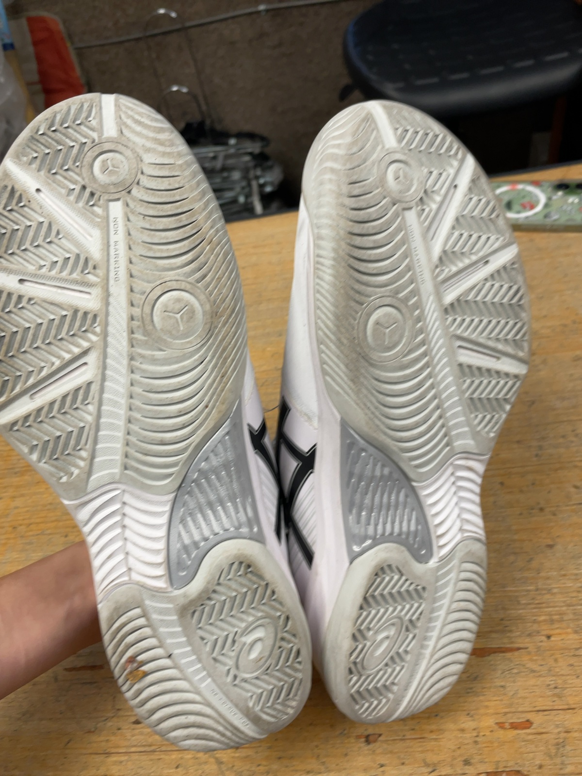 Asics Court Shoes Size 10 White
