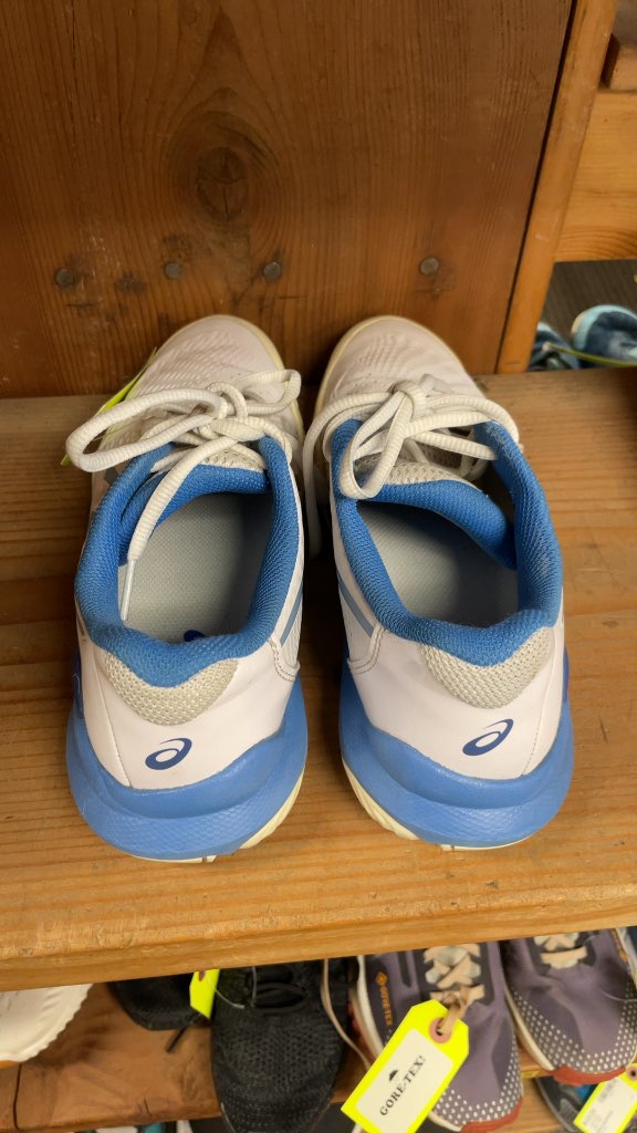 Asics Gel-Challenger Court Shoes White/Blue Size 6.5