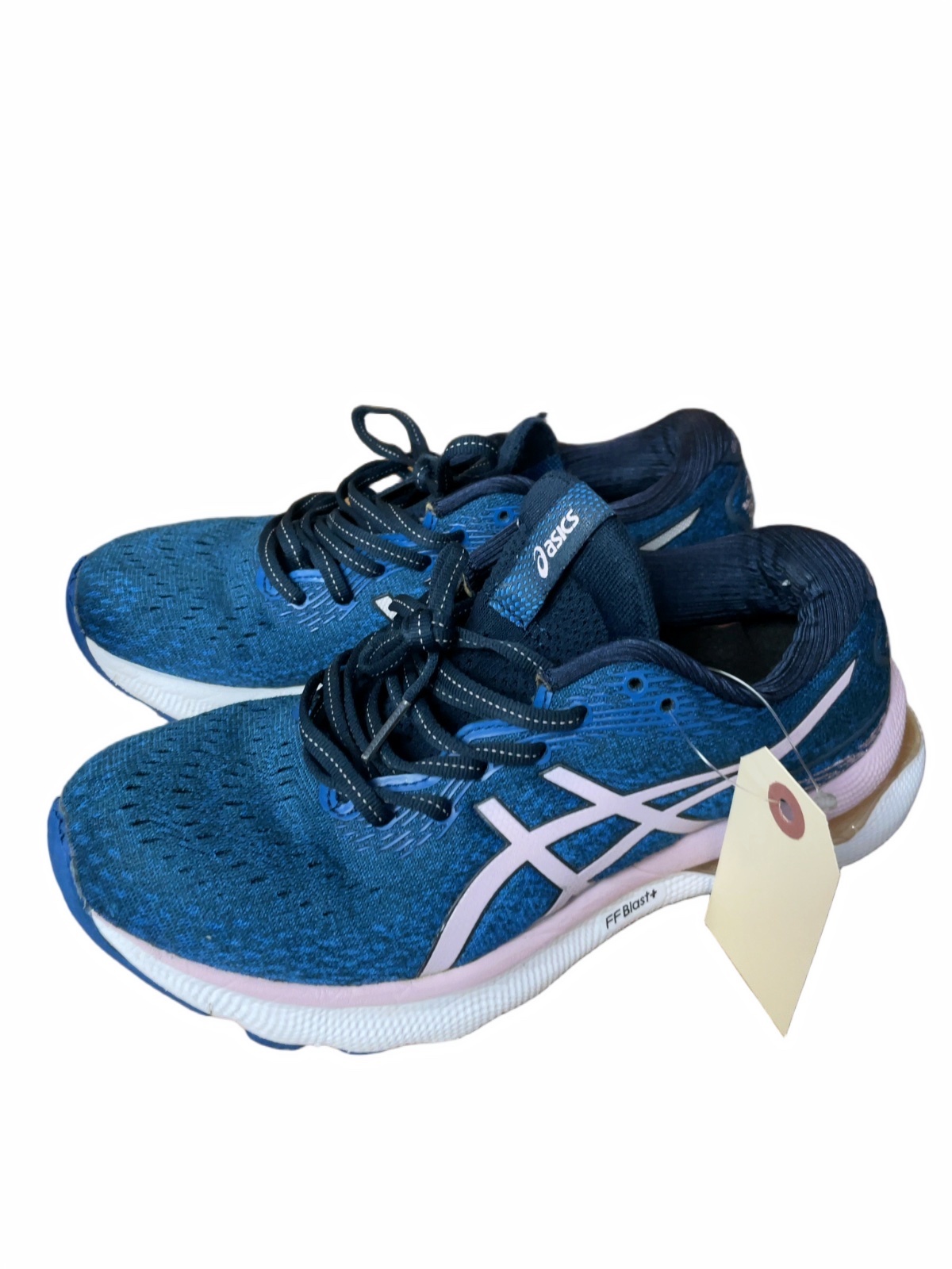 ASICS Gel-Nimbus 24 Size 7 Blue/Pink Running Shoes