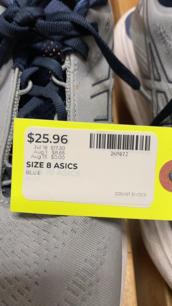 ASICS Gel-Nimbus 25 Court Shoes - Size 8