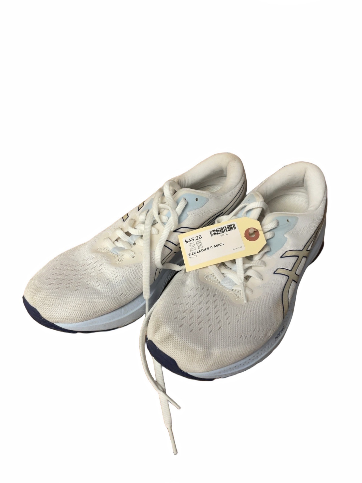 Asics GT-1000 Size Ladies 11 White Running Shoes - image 1