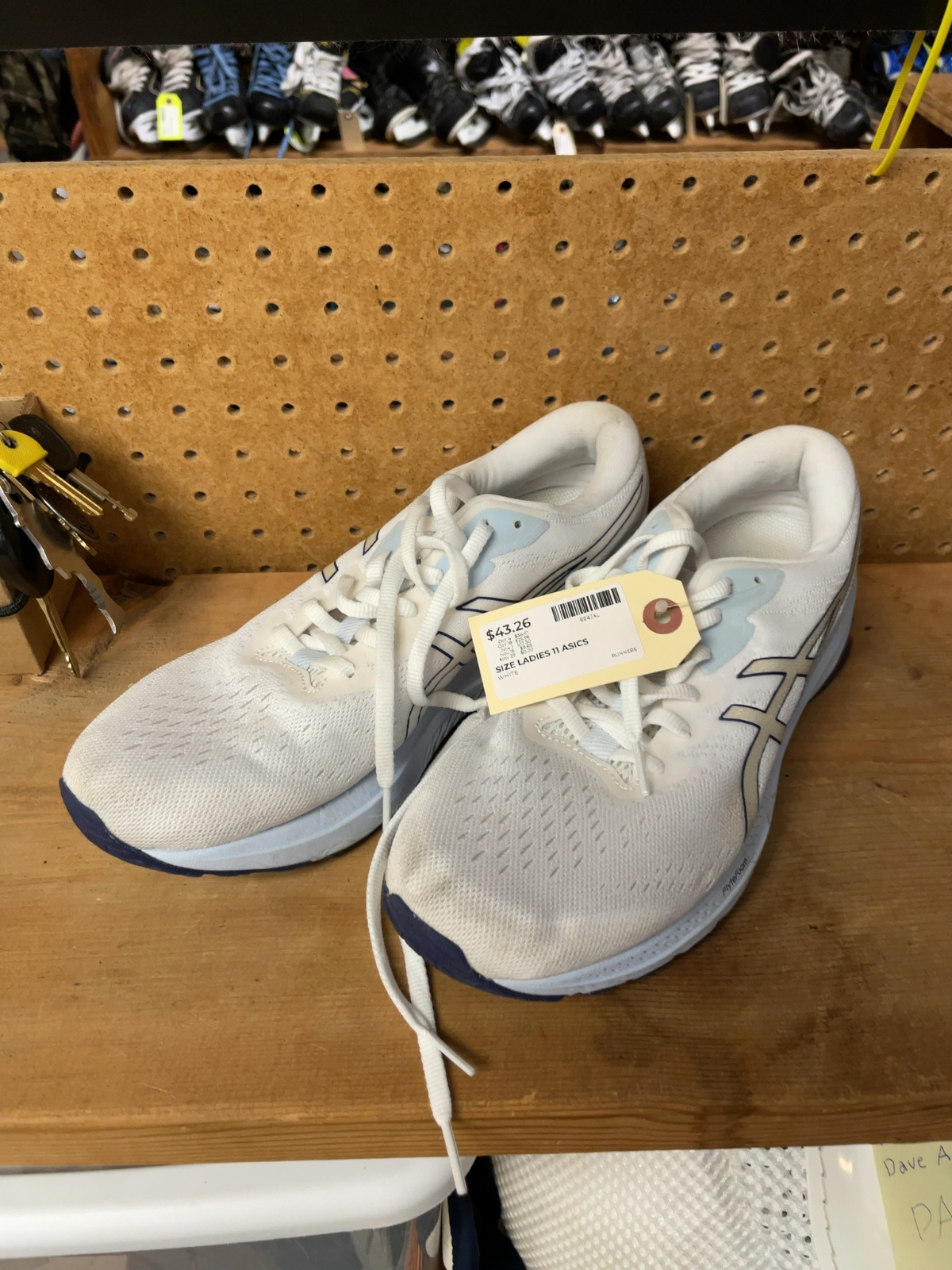 Asics GT-1000 Size Ladies 11 White Running Shoes