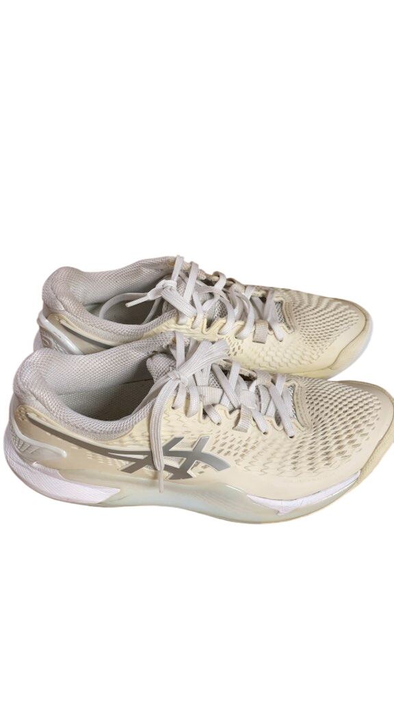 ASICS White Court Shoes Size 6.5 - image 1