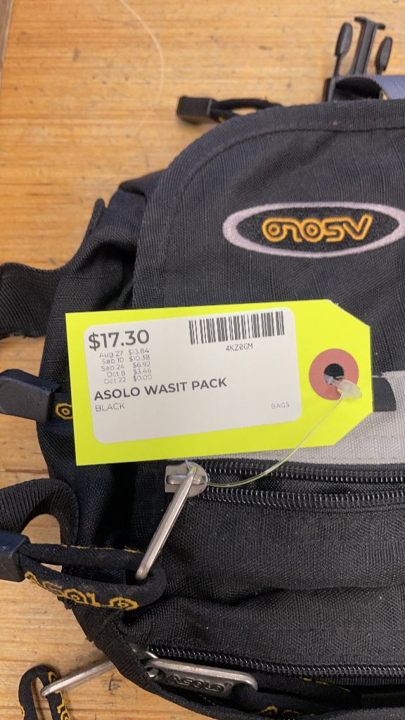 Asolo Navigator 70 Waist Pack - Black