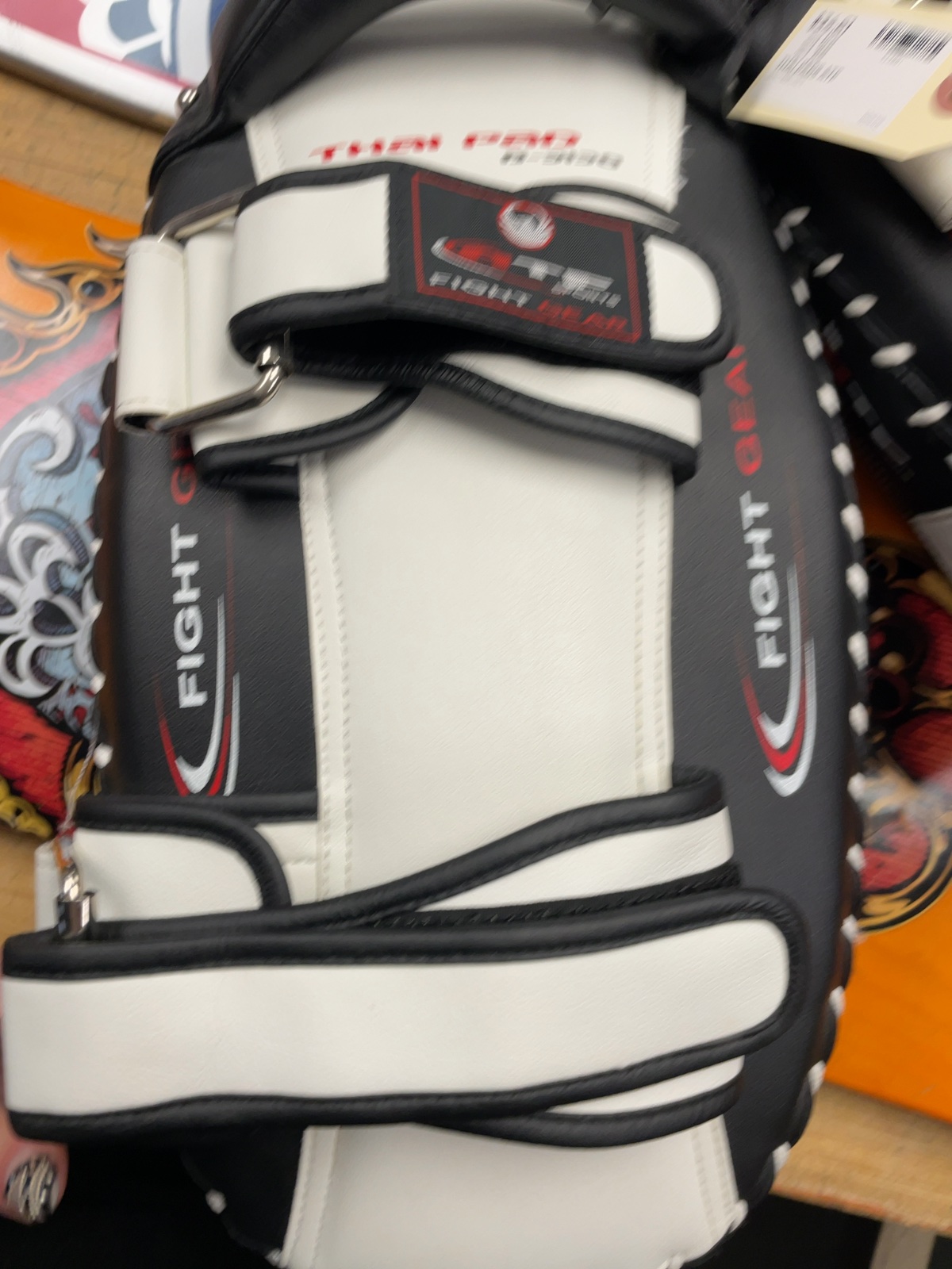 ATF Sports B-3130 Thai Pads White/Black