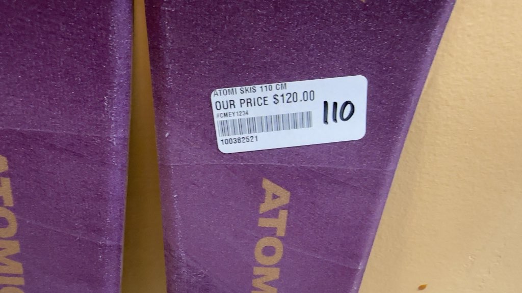 Atomic Maven Junior Skis 110cm Purple Excellent Condition