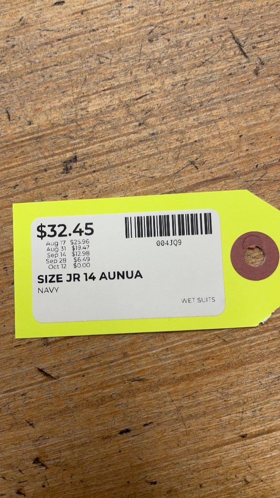 Aunua Junior 14 Navy 3:2mm Wetsuit