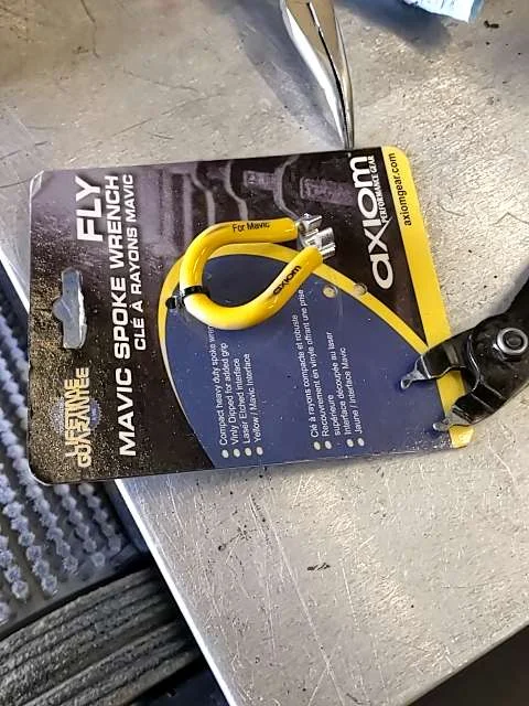 Axiom Spoke Wrench Fly Mavic Interface New Yellow - image 2