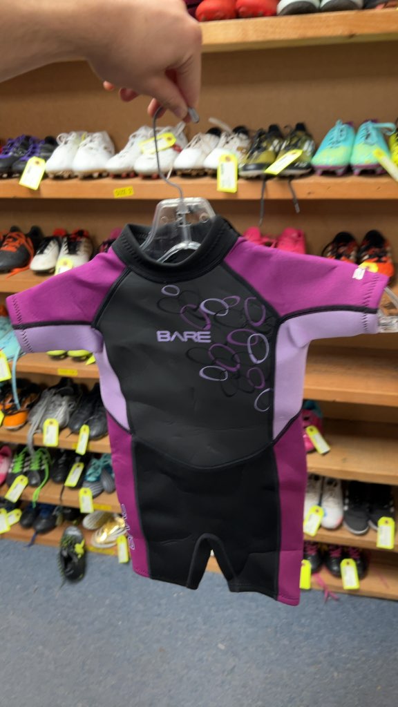 BARE Junior 2mm Shorty Wetsuit - Size 4