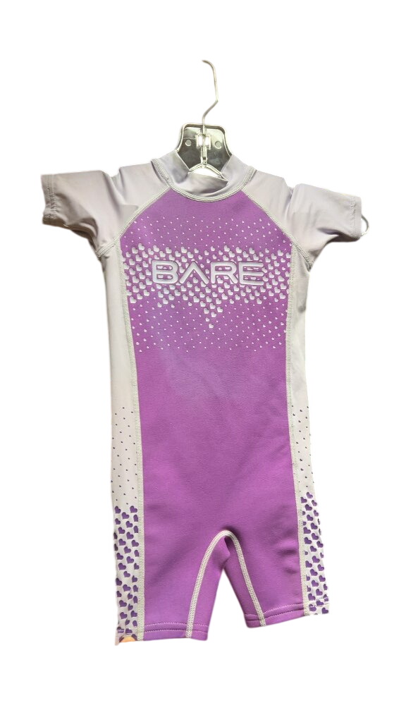 BARE Junior Size 4 Shorty Wetsuit - Purple - image 1