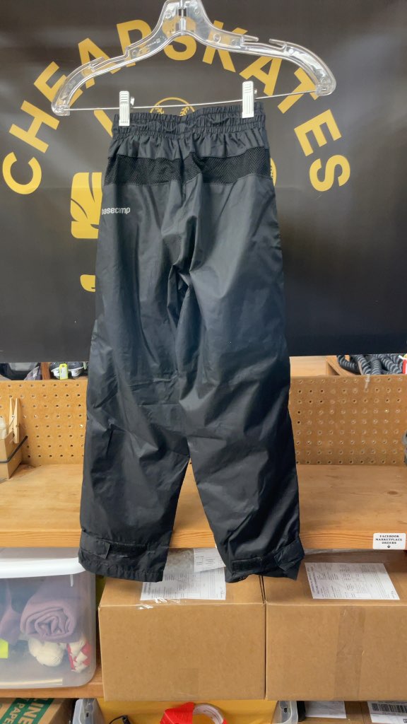 Basecamp Junior 6 Rain Pants - Black