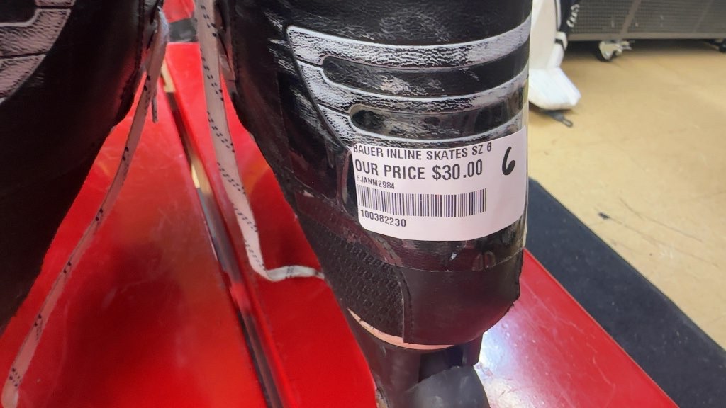Bauer 30 Impact Inline Skates Size 6