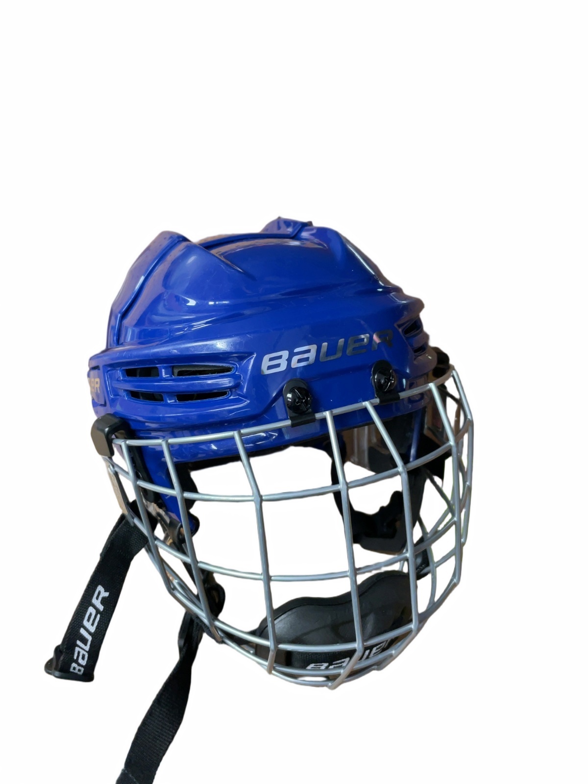 Bauer 49-54cm Blue Hockey Helmet