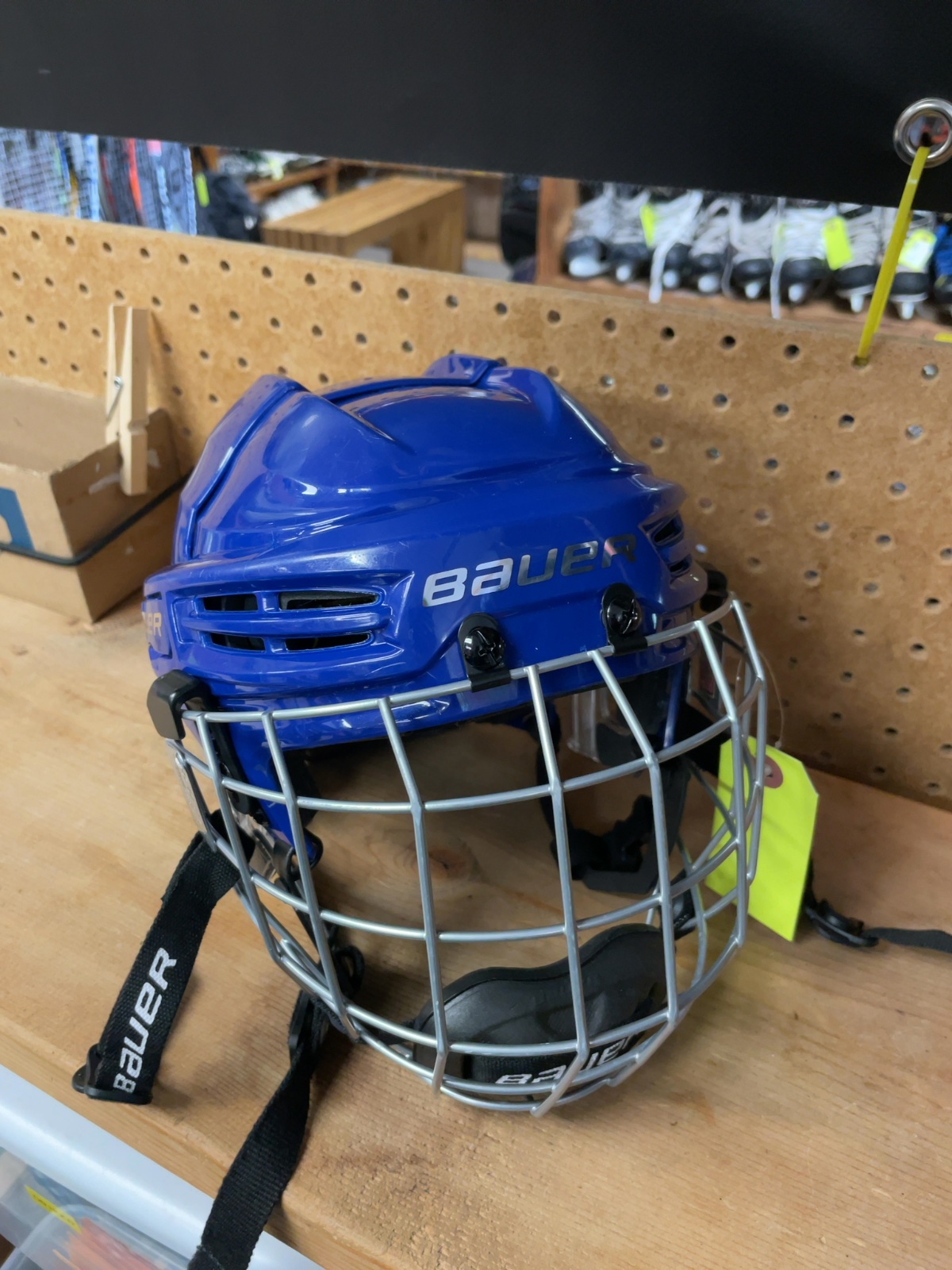 Bauer 49-54cm Blue Hockey Helmet