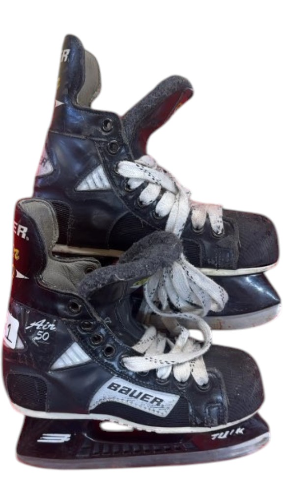 Bauer Air 50 Youth Hockey Skates Size 1 Used - image 1