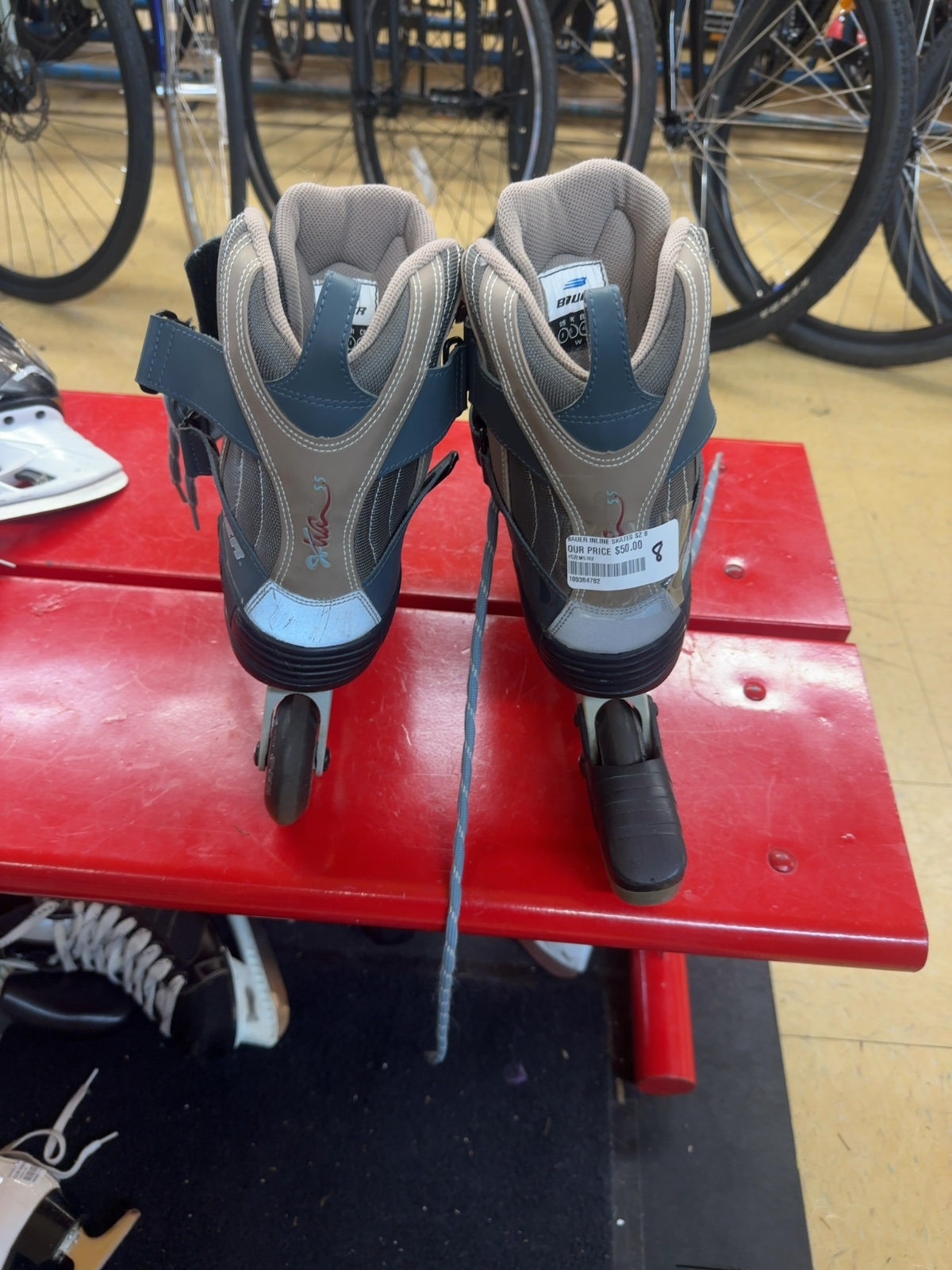 Bauer Aria Inline Skates Size 8