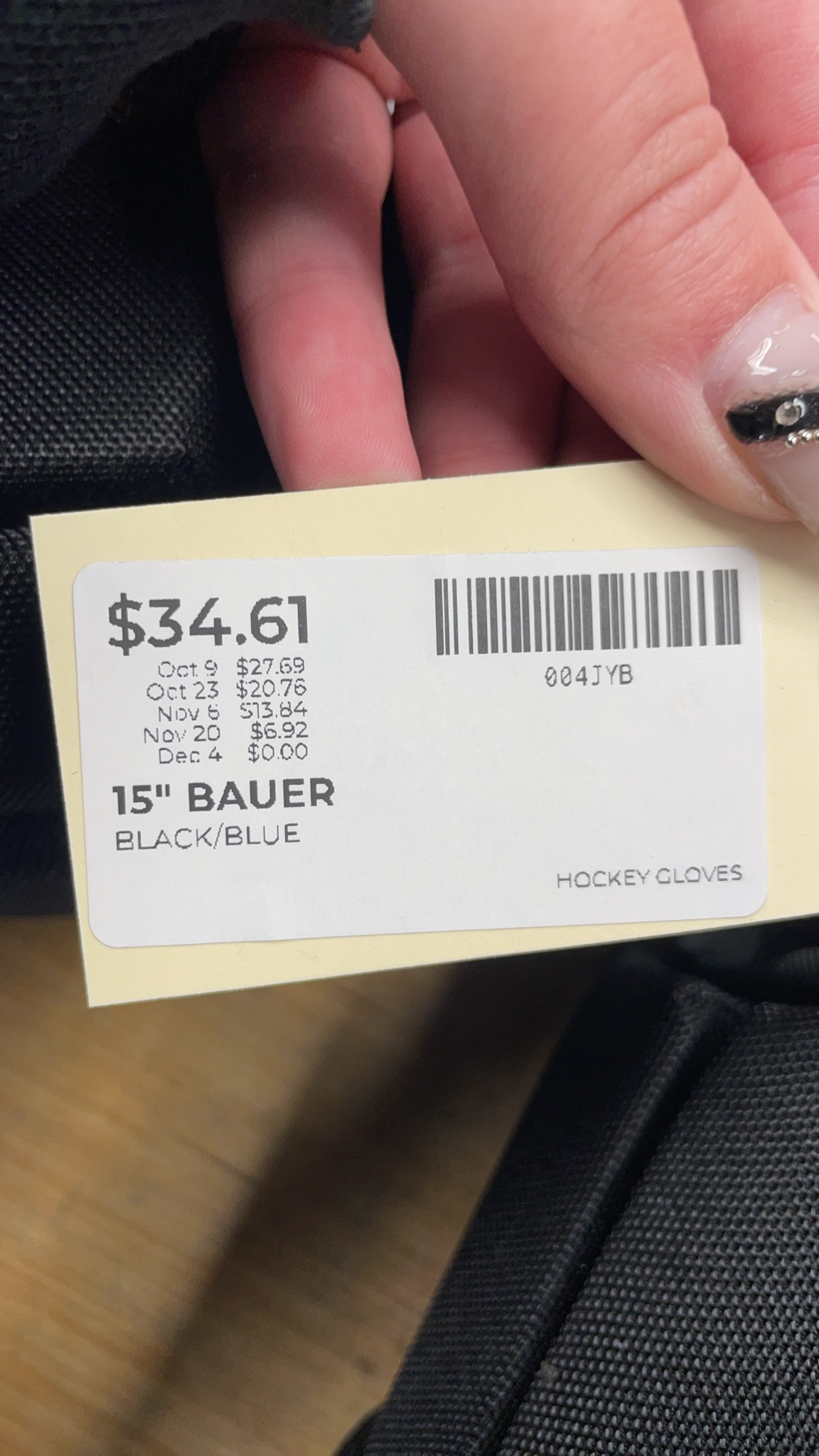 Bauer Bauer X 15" Hockey Gloves
