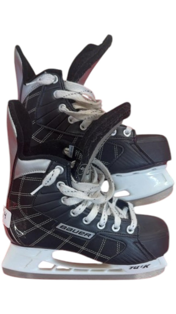 Bauer Challenger Ice Hockey Skates Used Size 4 - image 1