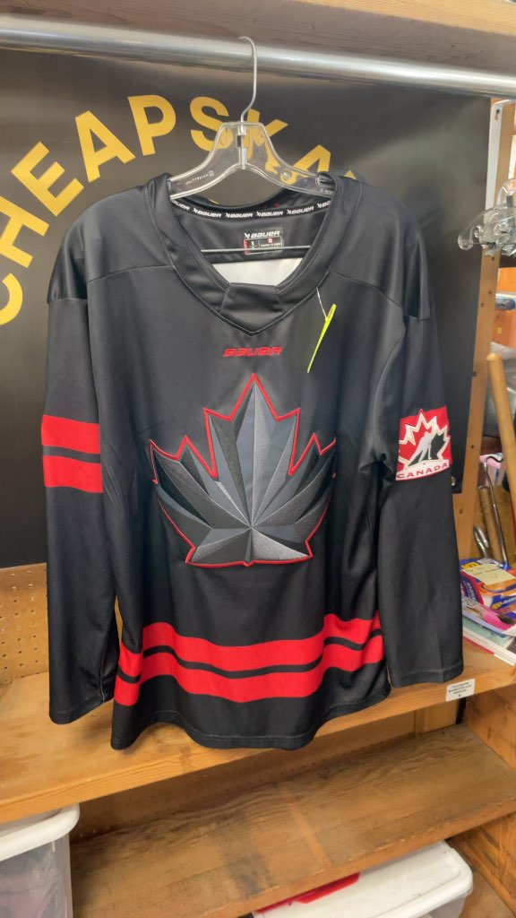 Bauer Hockey Canada Jersey - Black - Size Small