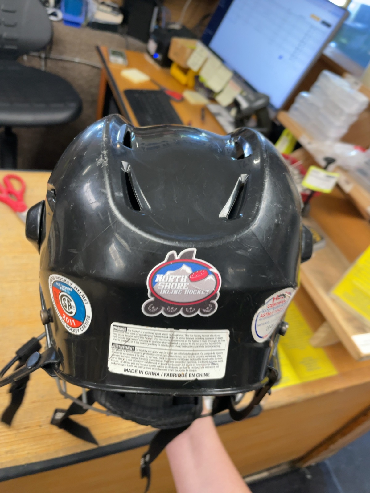 Bauer Hockey Helmet with Cage (56-61 cm)
