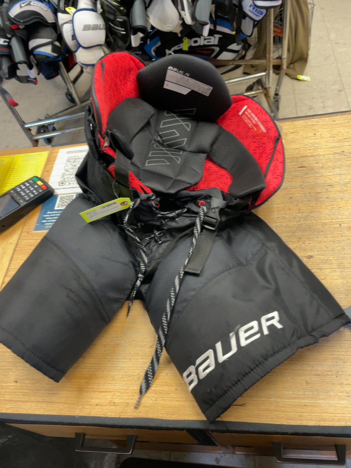 Bauer Hockey Pants Adult Medium Black