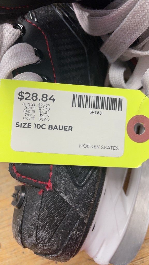 Bauer Hockey Skates Size 10C