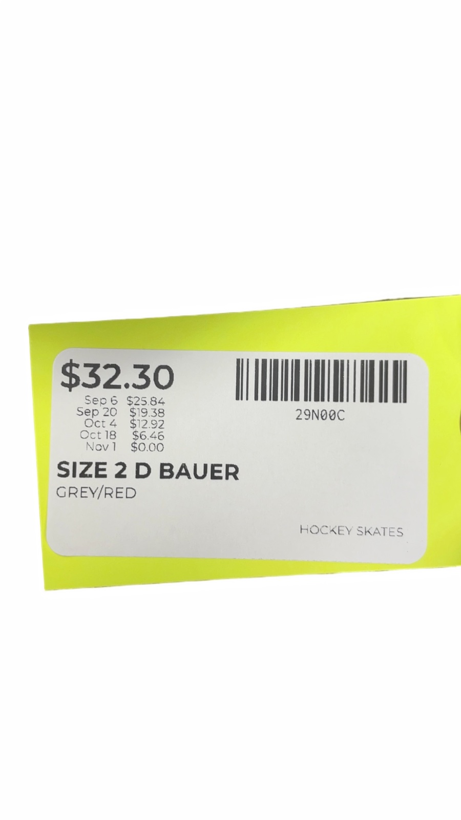 Bauer Hockey Skates Size 2 D - image 1
