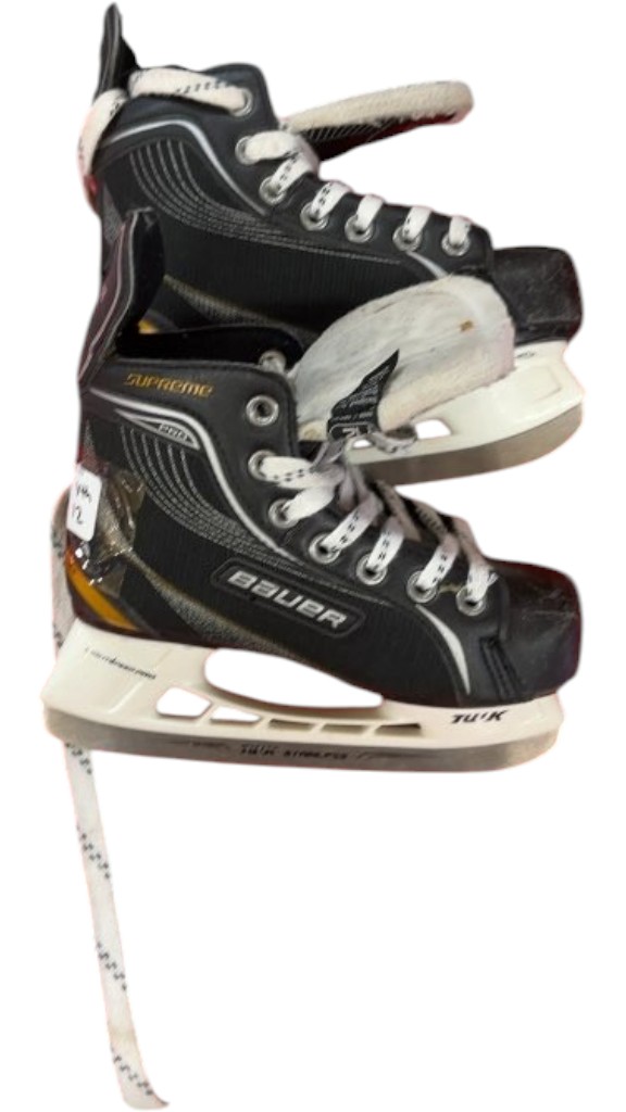 Bauer Hockey Skates Supreme Pro Youth Used Size 12 - image 1