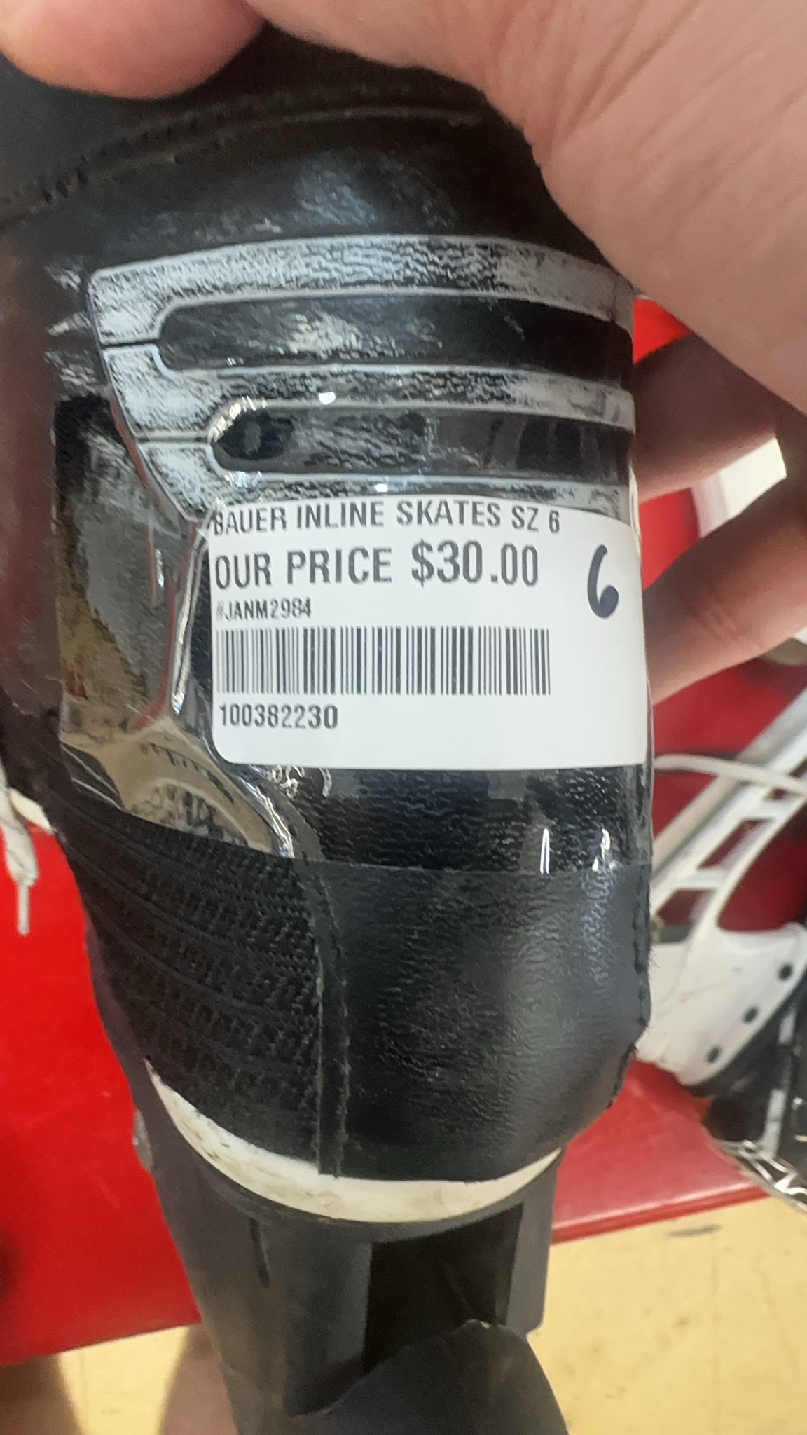 Bauer Impact 30 Inline Skates - Size 6