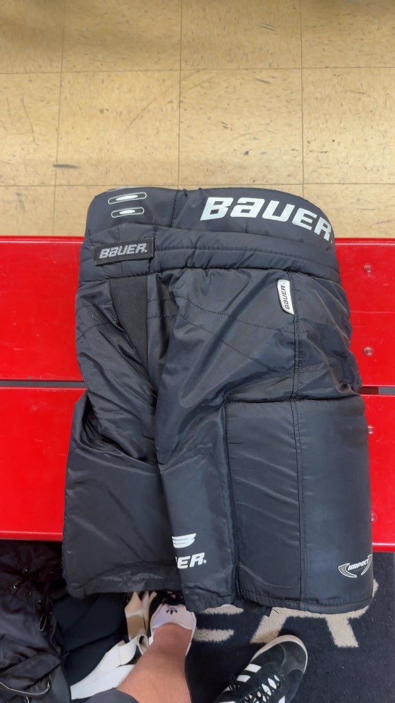Bauer Impact 500 Jr Hockey Pants Women's Medium Black