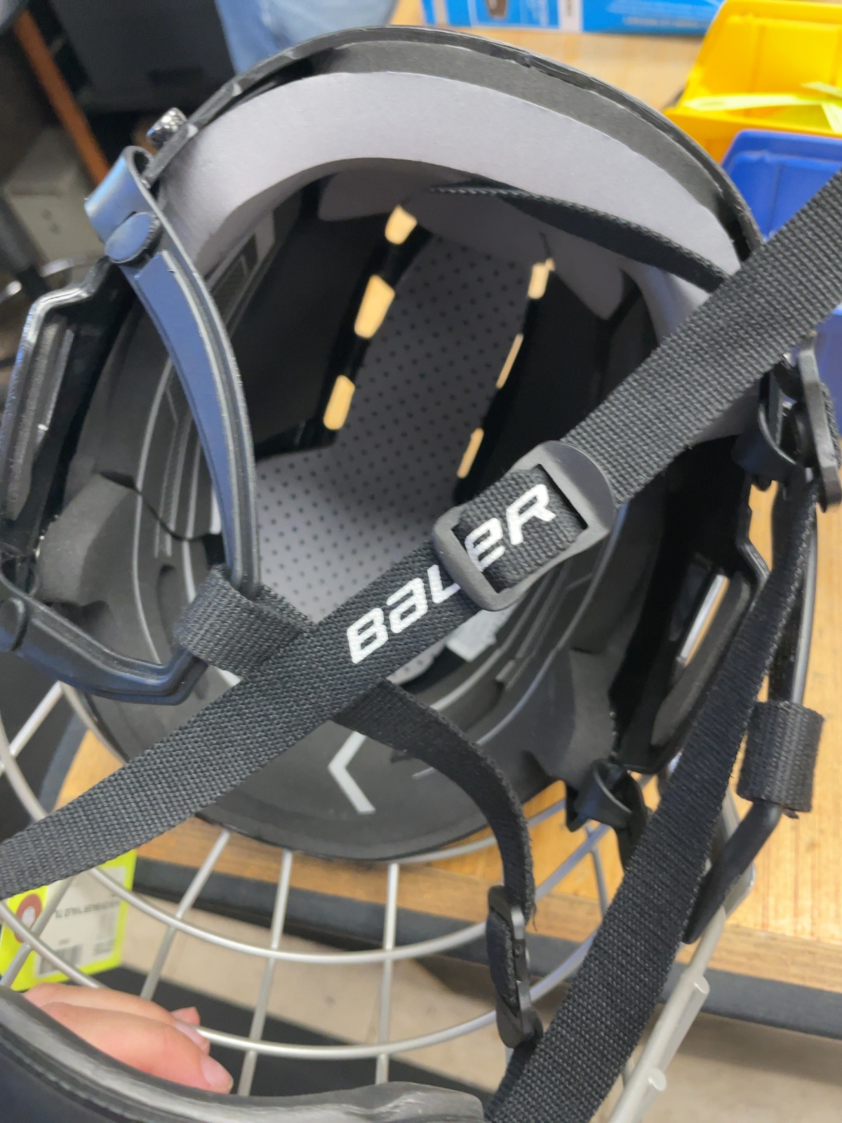 Bauer IMS 5.0 Hockey Helmet with Cage - Black - 54-56cm